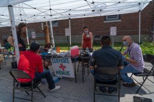 Medical services at the Mexican consulate visit