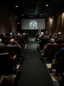 Movie goers at the Savoy Theater in Montpelier VT. Image: K. McCracken.